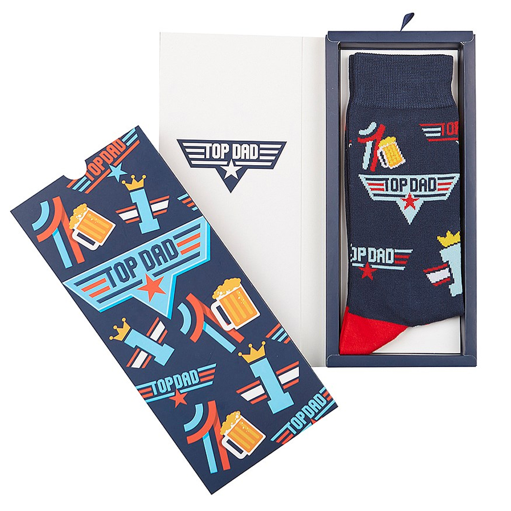 Bamboozld Sock Card - Top Dad Beer