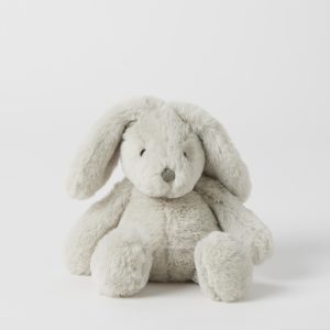 Jiggle & Giggle Plush Grey Bunny