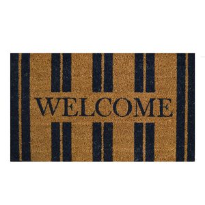 Madras Link Welcome Doormat - Navy